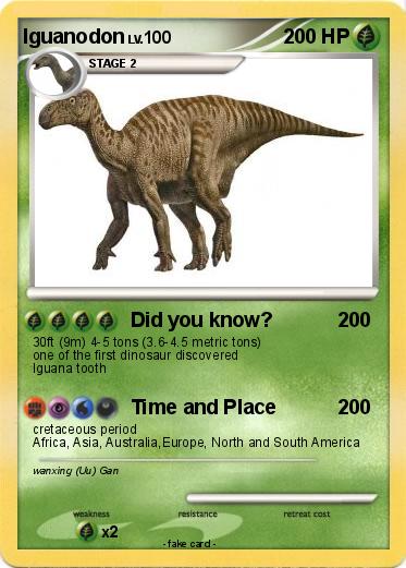 Pokemon Iguanodon