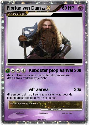 Pokemon Florian van Dam