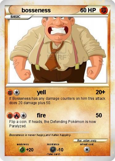 Pokemon bosseness