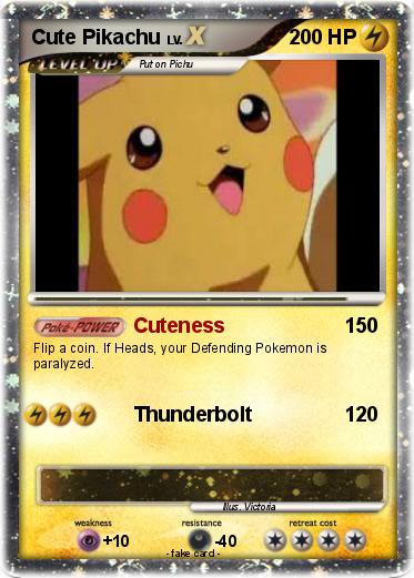 Pokemon Cute Pikachu