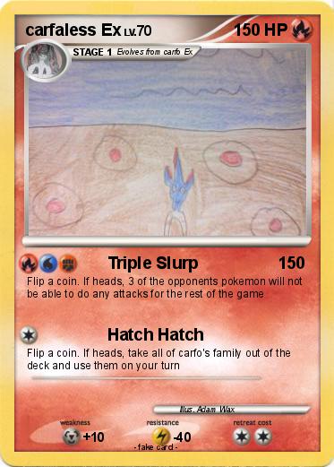 Pokemon carfaless Ex