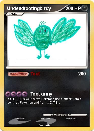 Pokemon Undeadtootingbirdy