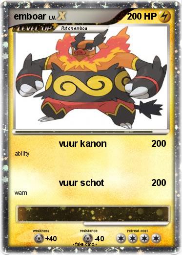 Pokemon emboar