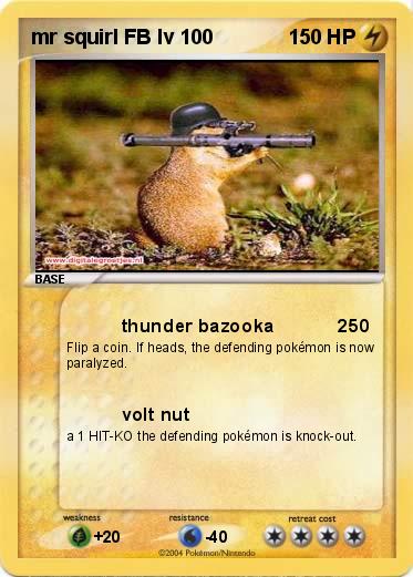 Pokemon mr squirl FB lv 100                                
