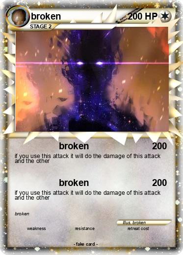 Pokemon broken