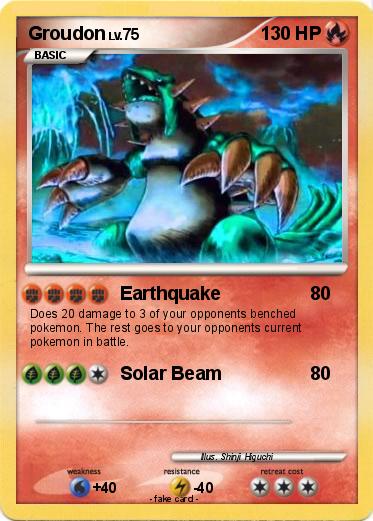 Pokemon Groudon