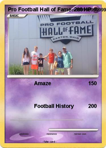 Pokemon Pro Football Hall of Fame