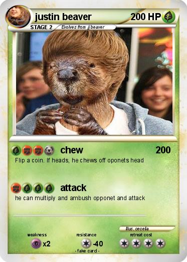 Pokemon justin beaver