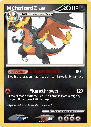 Pokemon M Charizard Z