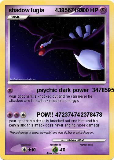 Pokemon shadow lugia       438567495
