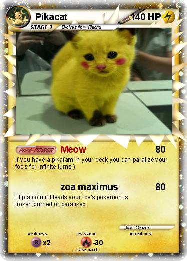 Pokemon Pikacat