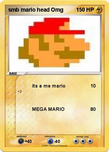 Pokemon smb mario head Omg