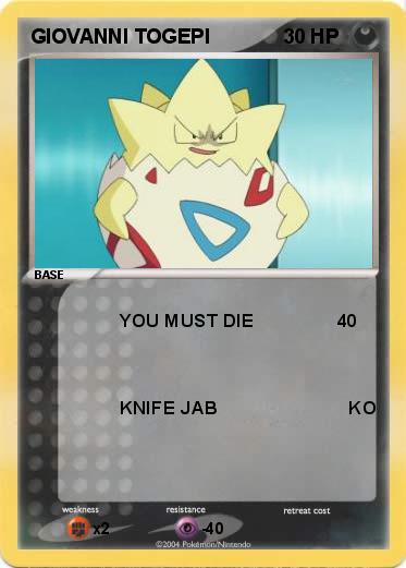 Pokemon GIOVANNI TOGEPI