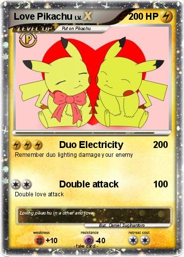 Pokemon Love Pikachu