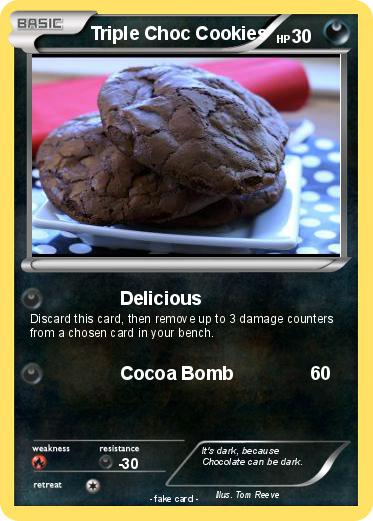 Pokemon Triple Choc Cookies