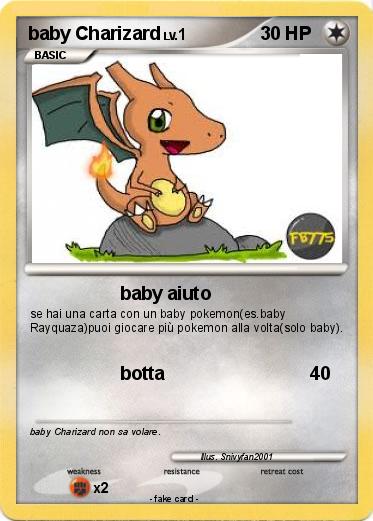 Pokemon baby Charizard