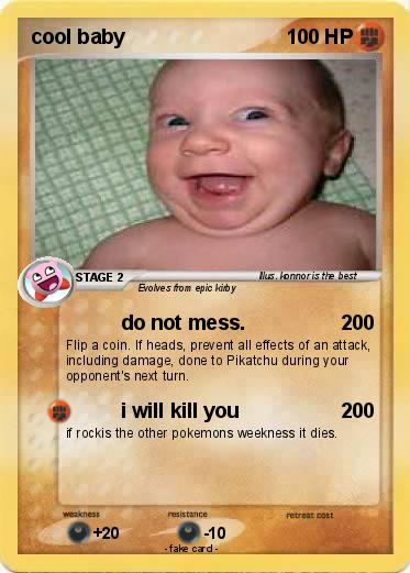 Pokemon cool baby