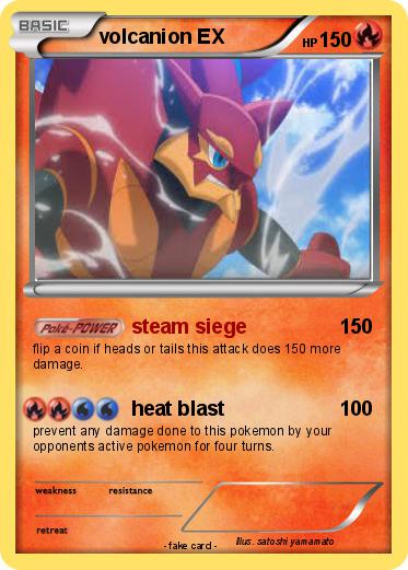 Pokemon volcanion EX