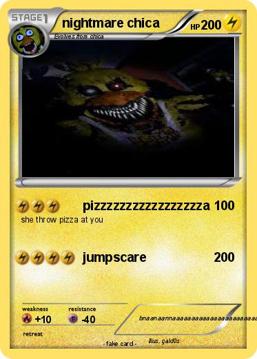 Pokemon nightmare chica