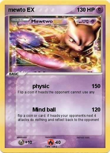 Pokemon mewto EX