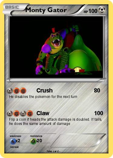 Pokemon Monty Gator