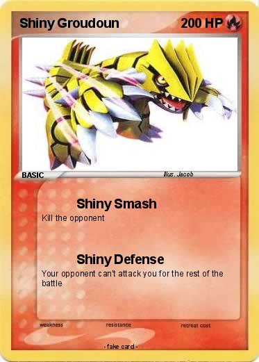 Pokemon Shiny Groudoun