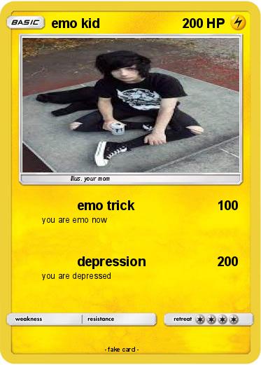 Pokemon emo kid
