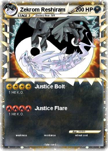 Pokemon Zekrom Reshiram