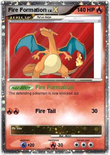 Pokemon Fire Formation