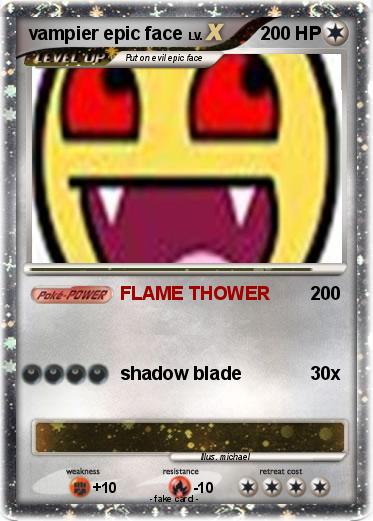 Pokemon vampier epic face