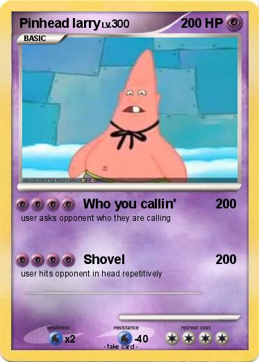 Pokemon Pinhead larry
