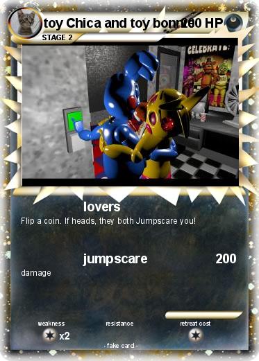 Pokemon toy Chica and toy bonnie