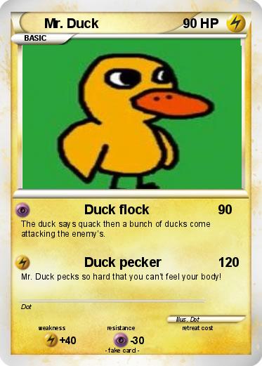 Pokemon Mr. Duck