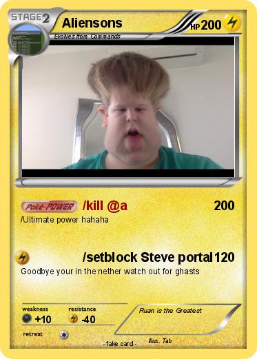 Pokemon Aliensons