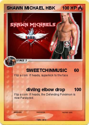 Pokemon SHAWN MICHAEL HBK