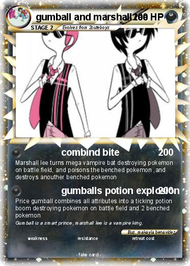 Pokemon gumball and marshall lee