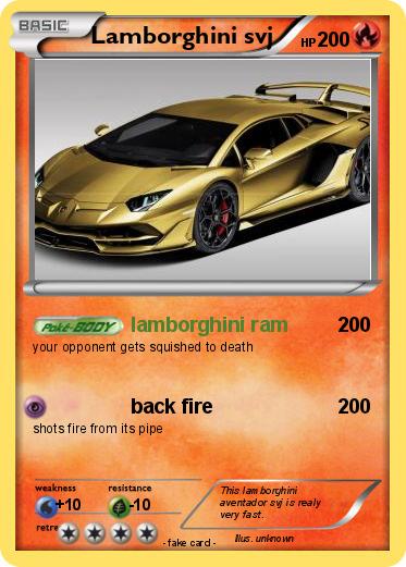 Pokemon Lamborghini svj