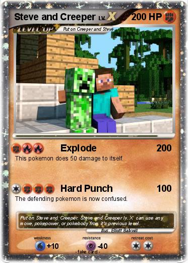 Pokemon Steve and Creeper