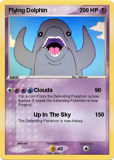 Pokemon Flying Dolphin