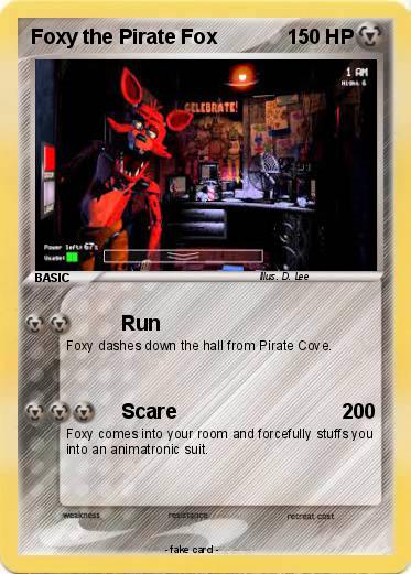 Pokemon Foxy the Pirate Fox