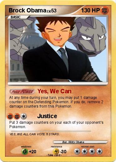 Pokemon Brock Obama