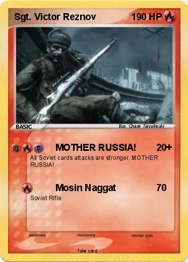Pokemon Sgt. Victor Reznov