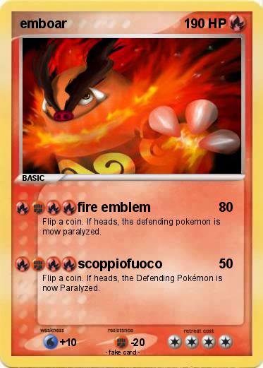 Pokemon emboar