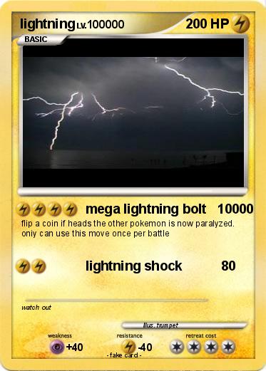 Pokemon lightning