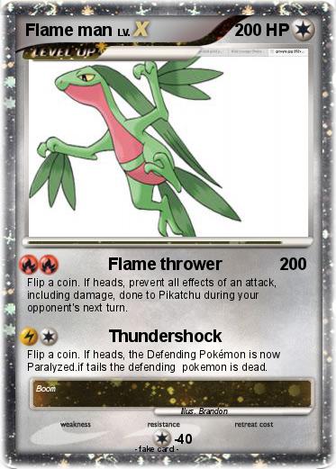 Pokemon Flame man