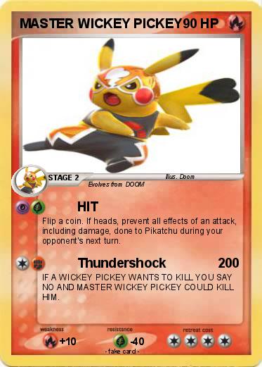 Pokemon MASTER WICKEY PICKEY