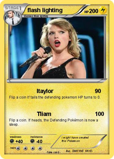 Pokemon flash lighting
