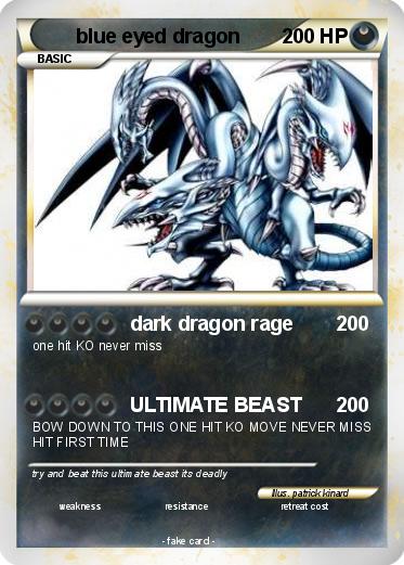 Pokemon blue eyed dragon