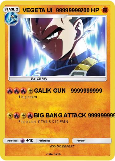Pokemon VEGETA UI  99999999
