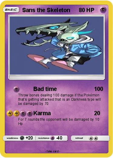 Pokemon Sans the Skeleton